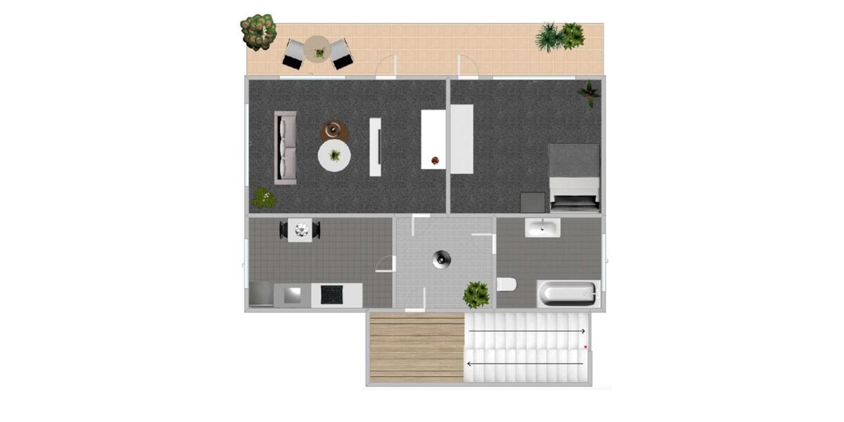 Dachgeschoßwohnung Königswinter - 2 Zimmer, 54 m&sup2;, 750&euro; | Angebot:26612585
