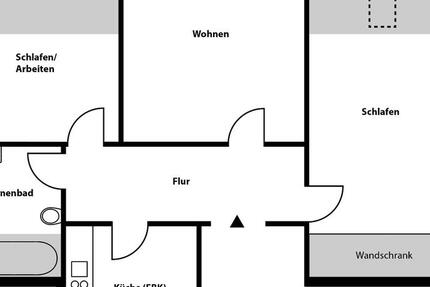Wohnung Einbeck - 3 Zimmer, 68 m&sup2;, 440&euro; | Angebot:26585963