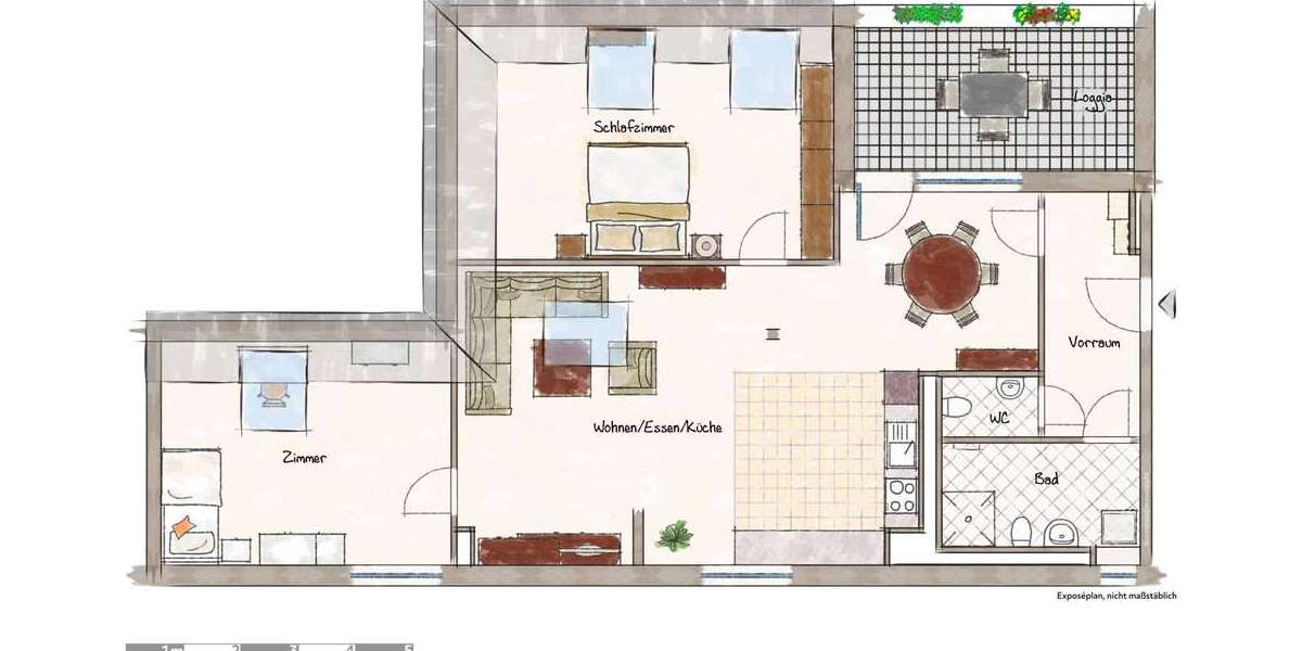 Etagenwohnung Berchtesgaden - 3 Zimmer, 99 m&sup2;, 1.790&euro; | Angebot:25887384