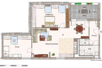 Wohnung Berchtesgaden - 3 Zimmer, 99 m&sup2;, 1.790&euro; | Angebot:25887384