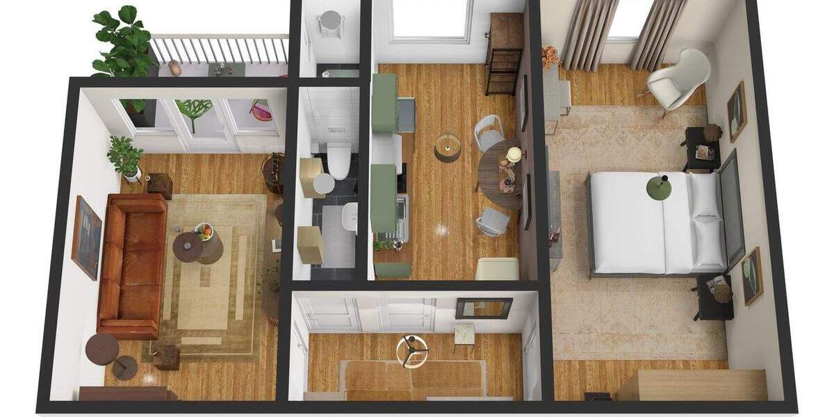 Helle 2-Zi-Whg in Eimsbüttel • ca. 50 m² mit Südwestbalkon 2 zimmer