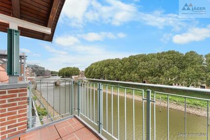 Attraktive 2-Zimmer-Maisonettewohnung mit Weserblick in begehrter Lage – Bremen Teerhof 2 zimmer