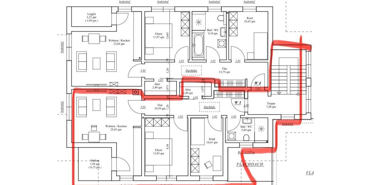 Etagenwohnung Bad Sobernheim - 3 Zimmer, 73 m&sup2;, 1.070&euro; | Angebot:23721256