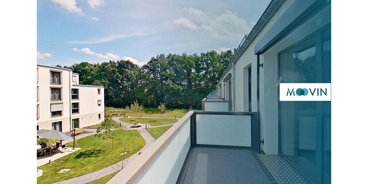 Modern, barrierefrei, geborgen: Schicke 2-Zi.-Whg. mit Balkon, Einbauküche & seniorengerechtem Bad in Neubau 2 zimmer