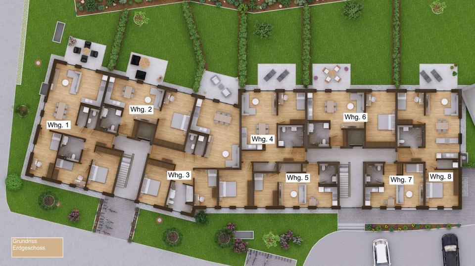 Erdgeschoßwohnung Haag in Oberbayern - 4 Zimmer, 98 m&sup2;, 1.650&euro; | Angebot:23554116