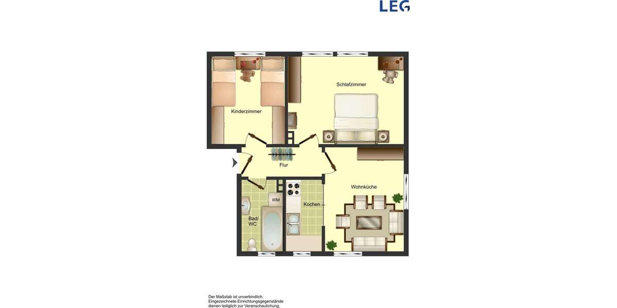 Etagenwohnung Höxter Ottbergen - 3 Zimmer, 62 m&sup2;, 469&euro; | Angebot:27271330