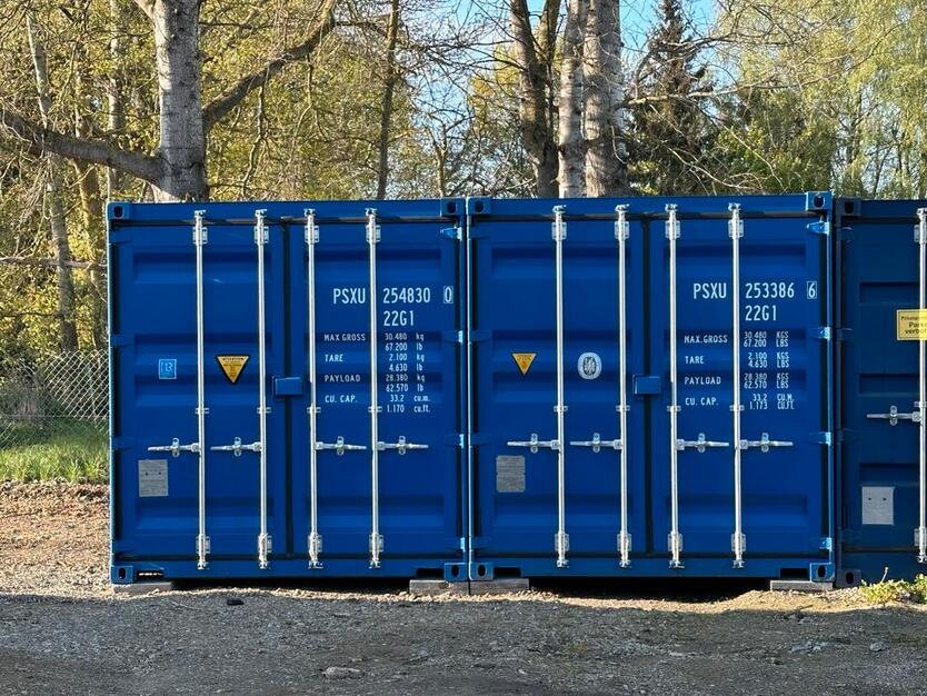 Lager Container, Lagerplatz, Lagerfläche, Garage