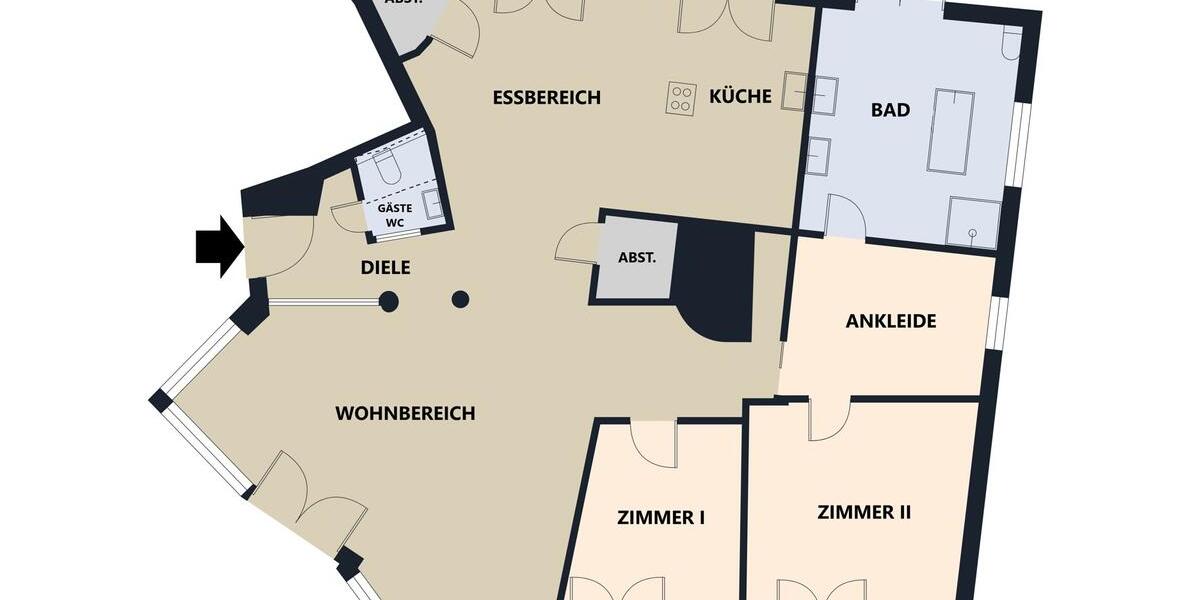 Erdgeschoßwohnung Mainz Ebersheim - 3 Zimmer, 153 m&sup2;, 2.265&euro; | Angebot:25886792