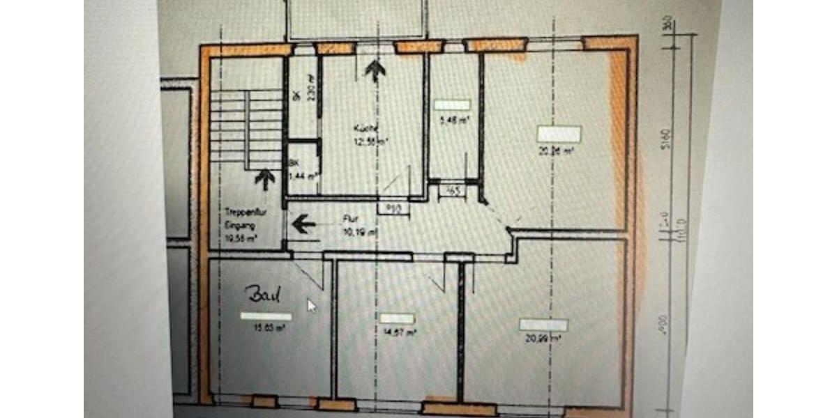 Etagenwohnung Jessen (Elster) - 4 Zimmer, 100 m&sup2;, 620&euro; | Angebot:25178549