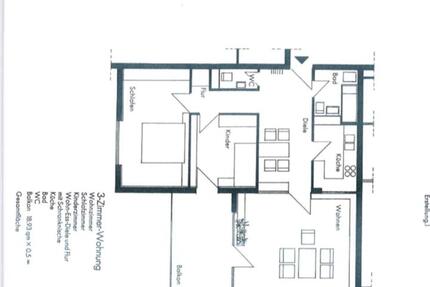 Wohnung Buseck - 3 Zimmer, 92 m&sup2;, 700&euro; | Angebot:27626387