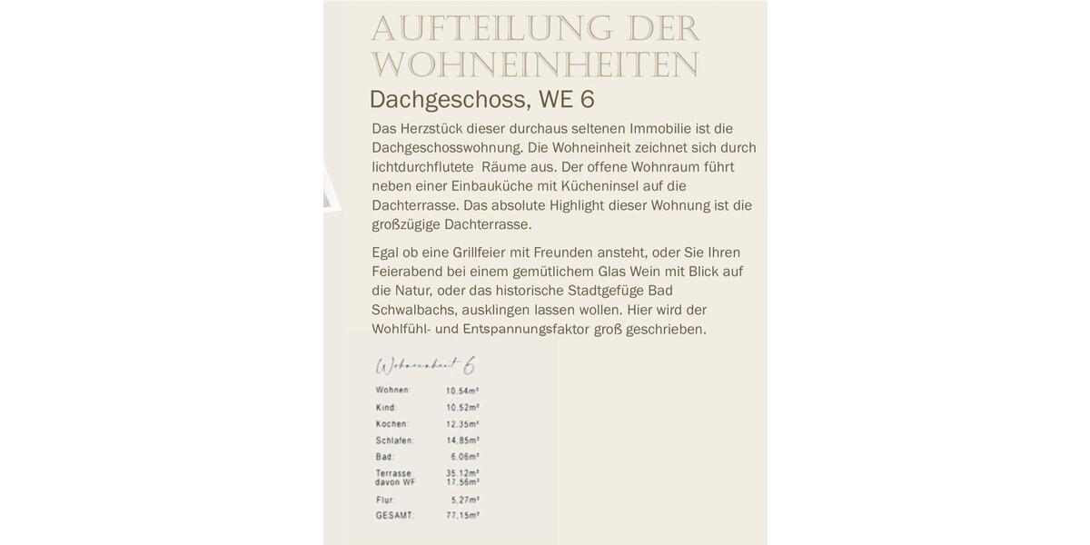 Tolle 3-Zimmer-Wohnung mit Dachterrasse 3 zimmer