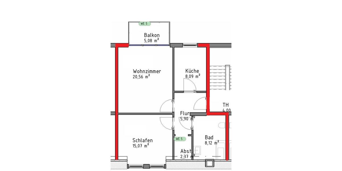 Helle Dachgeschosswohnung mit Balkon und Stellplatz! 2 zimmer