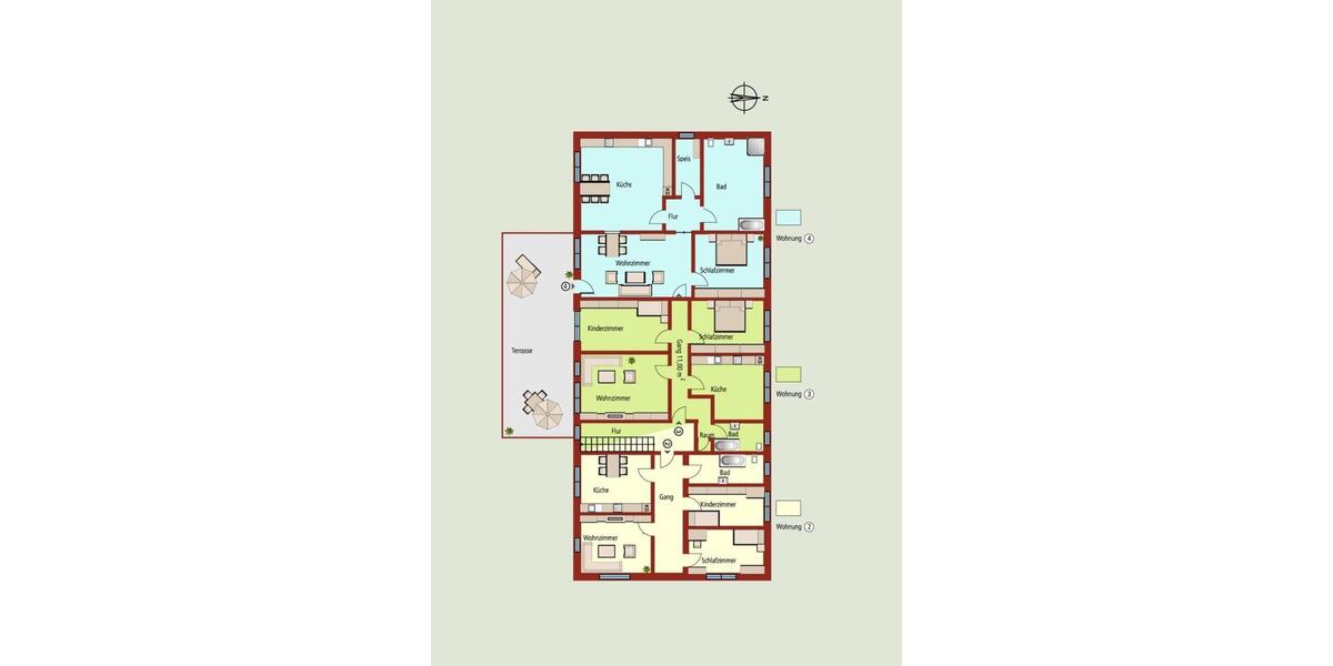 Etagenwohnung Peiting - 2.5 Zimmer, 132 m&sup2;, 1.195&euro; | Angebot:25804159