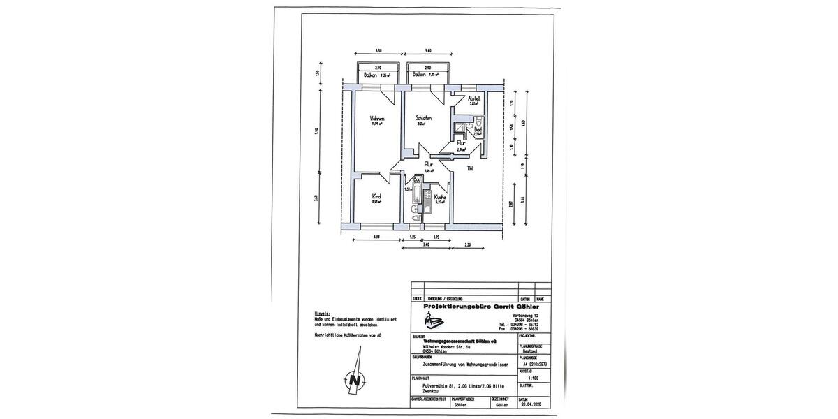 Etagenwohnung Zwenkau - 3 Zimmer, 77 m&sup2;, 480&euro; | Angebot:26562169