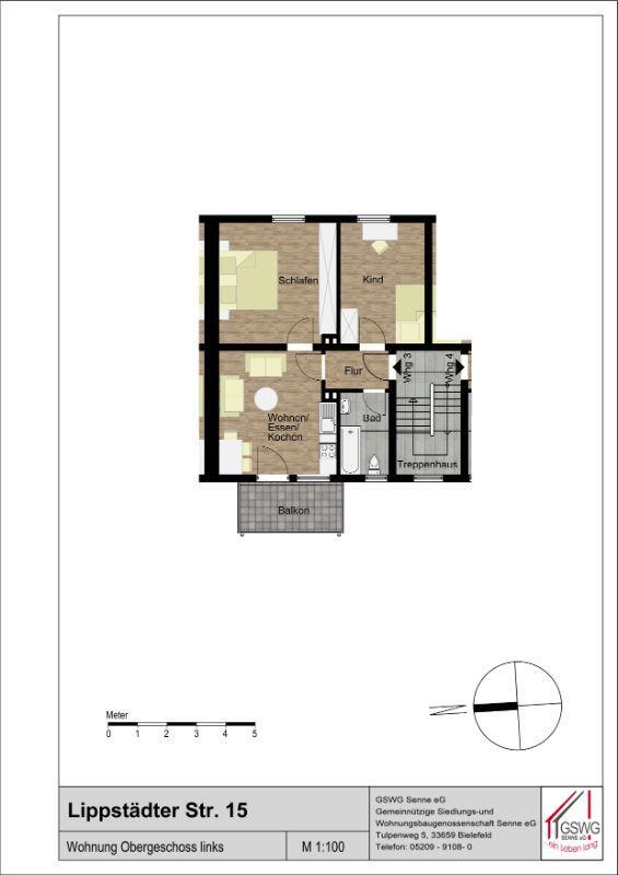 Gemütliche 2-Zimmer-Wohnung mit Blick ins Grüne! zimmer