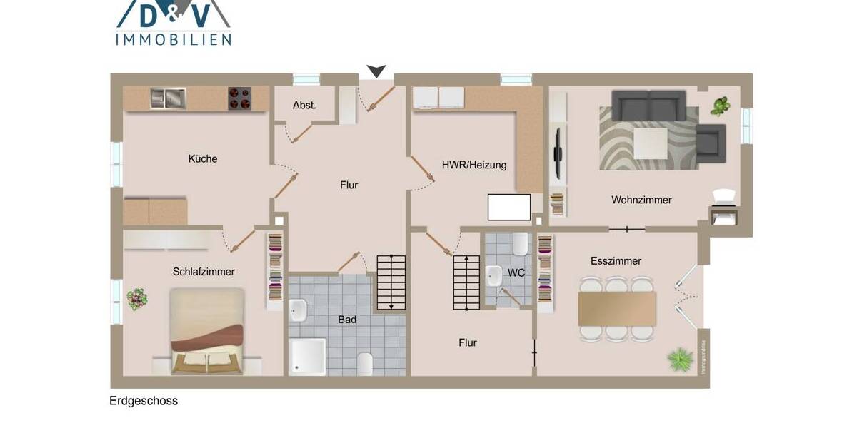 Einfamilienhaus Norddeich - 5 Zimmer, 100 m&sup2;, 875&euro; | Angebot:26741178