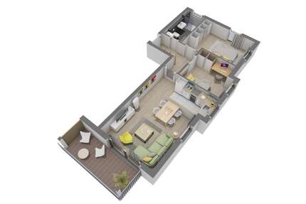 Wohnung Hanau Steinheim Groß-Steinheim - 3 Zimmer, 61 m&sup2;, 1.042&euro; | Angebot:27264925