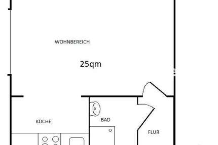 Wohnung zum Mieten in Hamburg-Nord, Hamburg 350 € 24 m² 1 zimmer