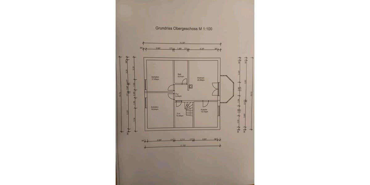 Dachgeschoßwohnung Wabern - 3 Zimmer, 90 m&sup2;, 830&euro; | Angebot:26660261