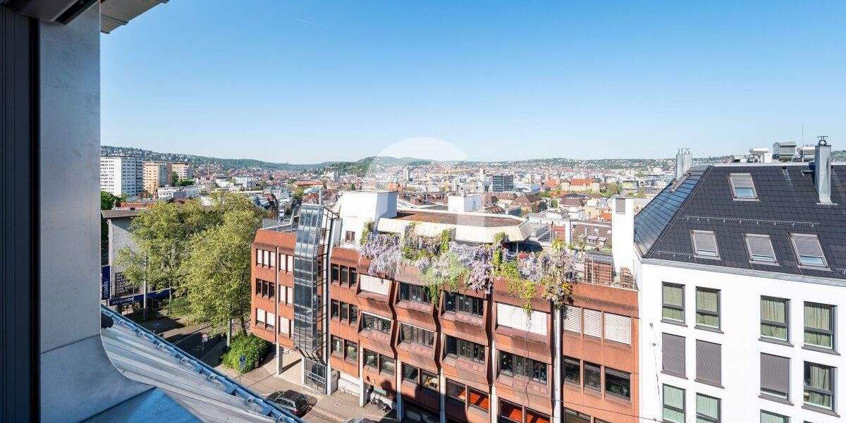 Stilvolle Stadtwohnung mit Panoramablick über Stuttgart 2 zimmer