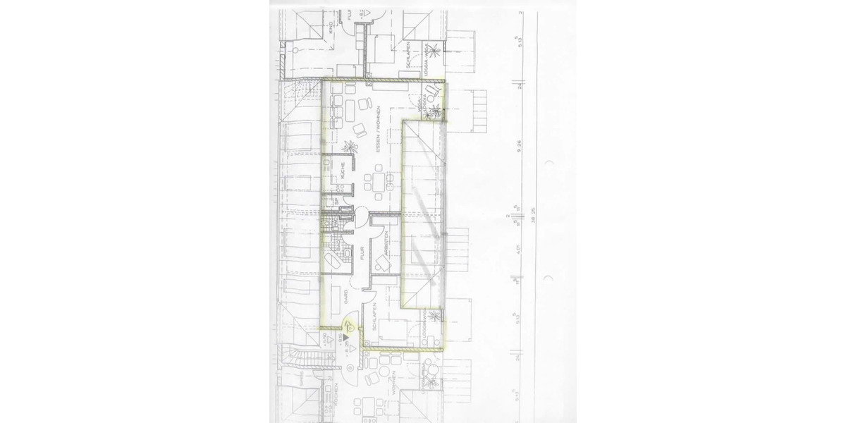 Dachgeschoßwohnung Hilpoltstein - 3 Zimmer, 86 m&sup2;, 825&euro; | Angebot:25960591