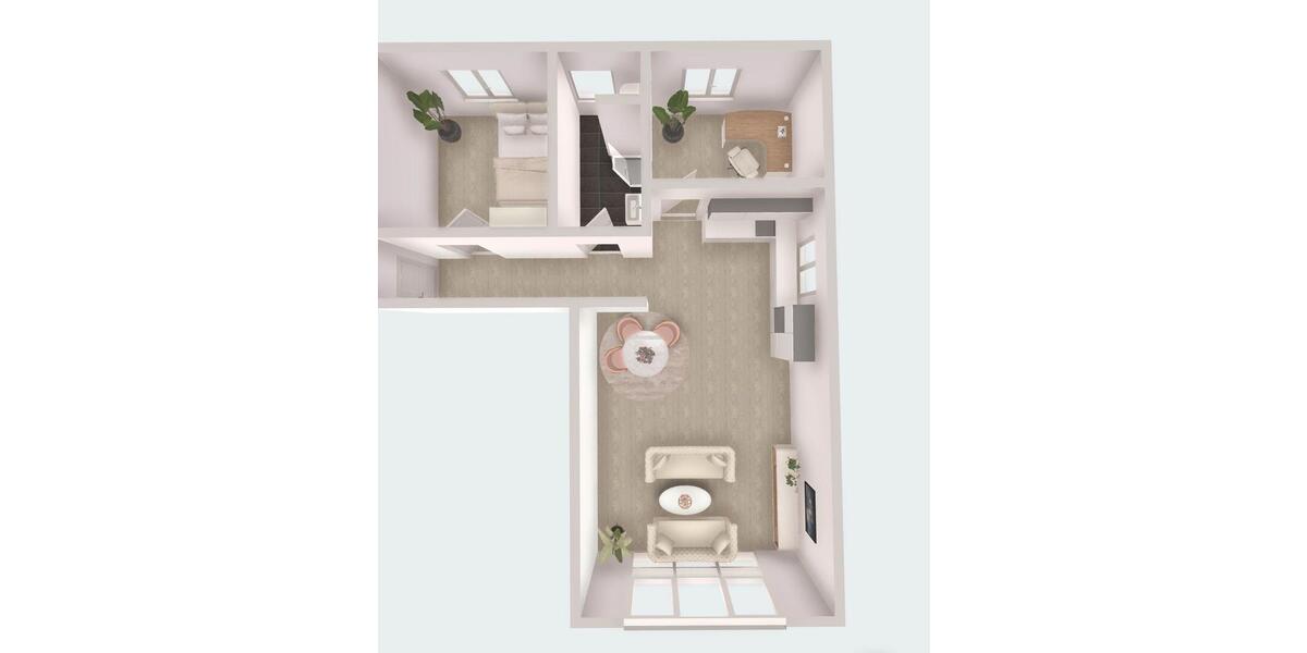 Dachgeschoßwohnung Stockstadt am Rhein - 3 Zimmer, 62 m&sup2;, 1.127&euro; | Angebot:24480500