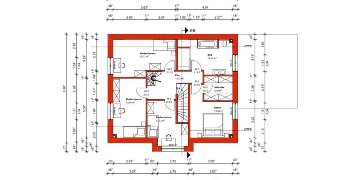 Einfamilienhaus Rheine - 7 Zimmer, 236 m&sup2;, 2.200&euro; | Angebot:26266276