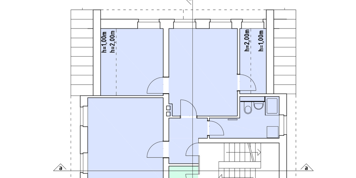 Sonnige Dachgeschosswohnung 3 zimmer