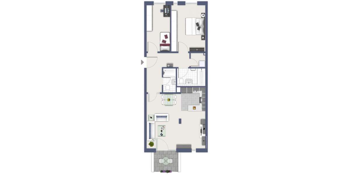 Etagenwohnung Leipzig Plagwitz - 3 Zimmer, 93 m&sup2;, 1.200&euro; | Angebot:25067152