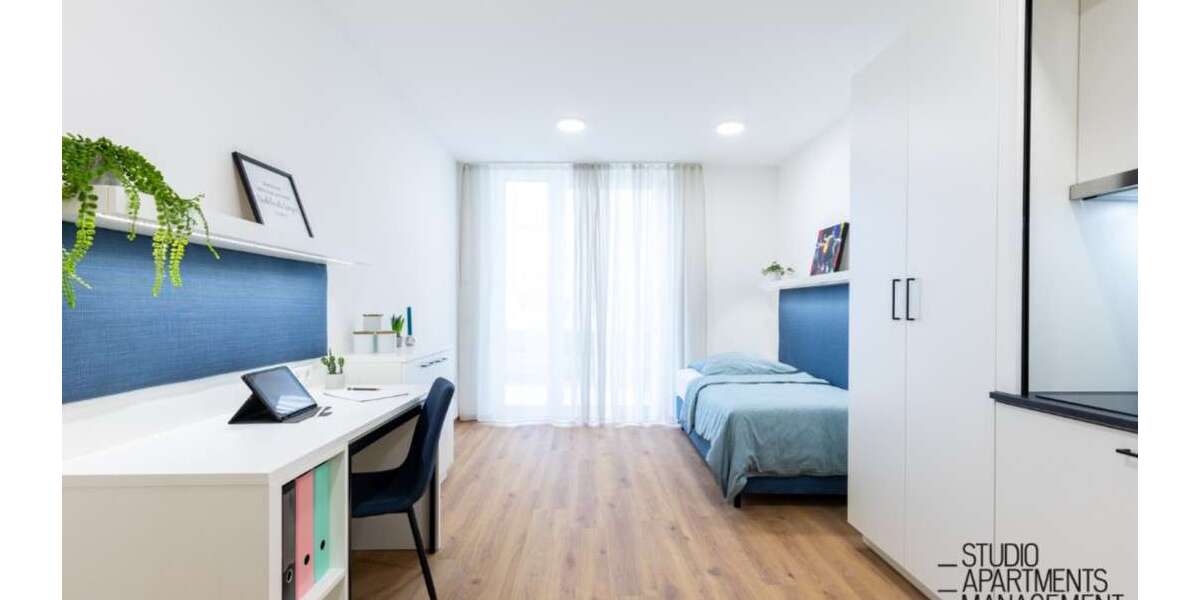 Etagenwohnung Ingolstadt Konradviertel - 1 Zimmer, 29 m&sup2;, 560&euro; | Angebot:25340889