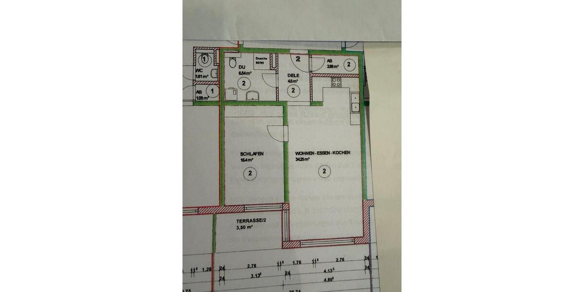 Erdgeschoßwohnung Kandern - 2 Zimmer, 68 m&sup2;, 1.250&euro; | Angebot:24704793