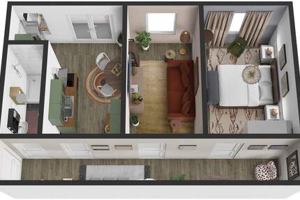 Wohnung Hamburg Hamm - 2 Zimmer, 47 m&sup2;, 846&euro; | Angebot:25278769