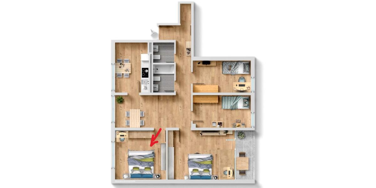 Wohnen auf Zeit Mannheim Sandhofen - 1 Zimmer, 15 m&sup2;, 560&euro; | Angebot:26502046