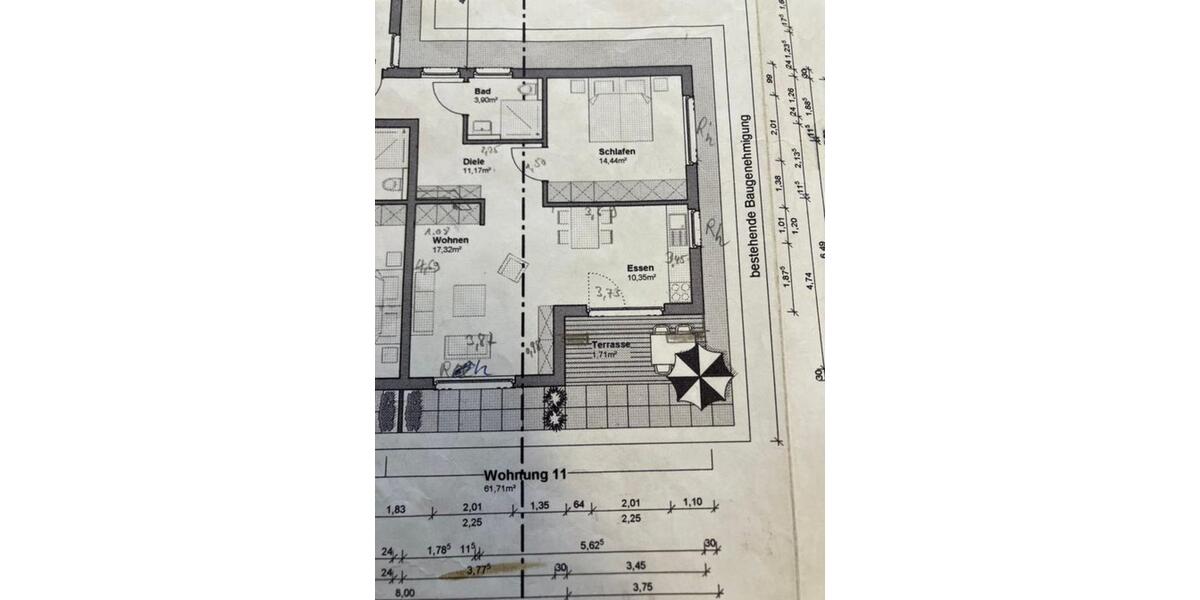 Etagenwohnung Greven - 2 Zimmer, 62 m&sup2;, 890&euro; | Angebot:24772525