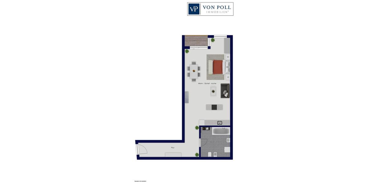 Erdgeschoßwohnung Dresden - 1 Zimmer, 56 m&sup2;, 1.365&euro; | Angebot:25581956