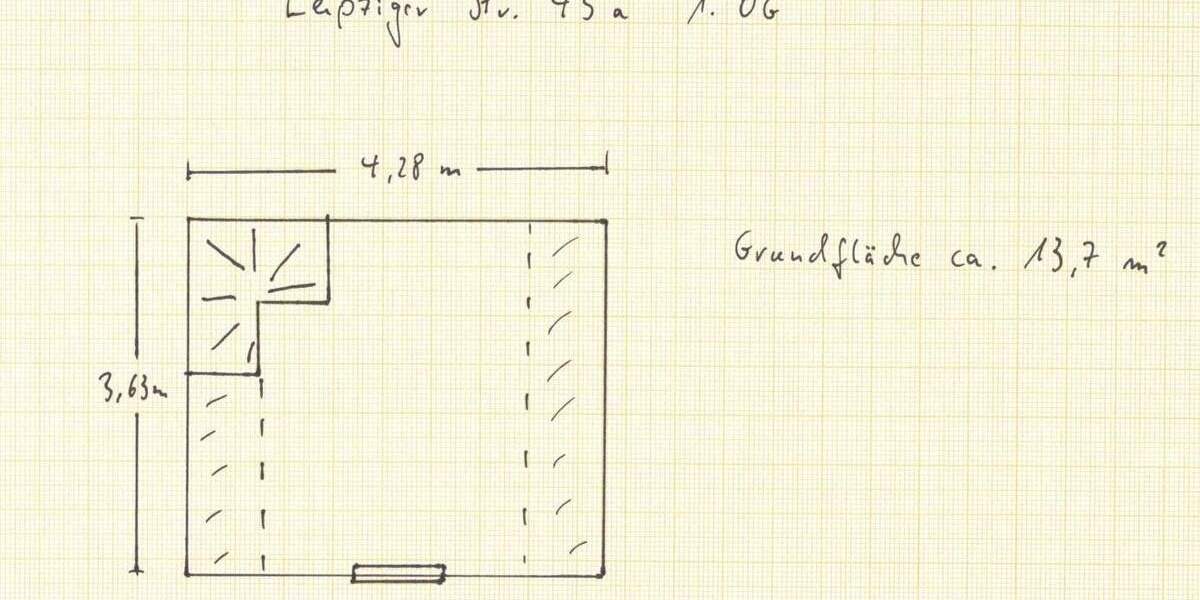 Etagenwohnung Helsa - 2 Zimmer, 33 m&sup2;, 350&euro; | Angebot:25289034