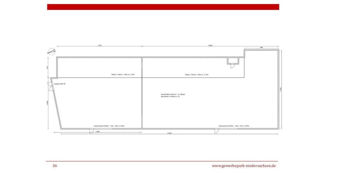 Gewerbeobjekt Seesen - 1.500&euro; | Angebot:23298839