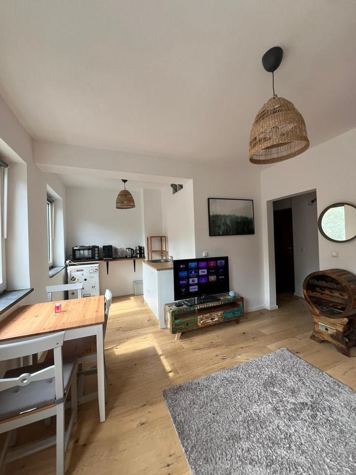1-Zimmerwohnung mit Wlan, TV, Küche, DuscheWc, Waschmaschine und Trockner