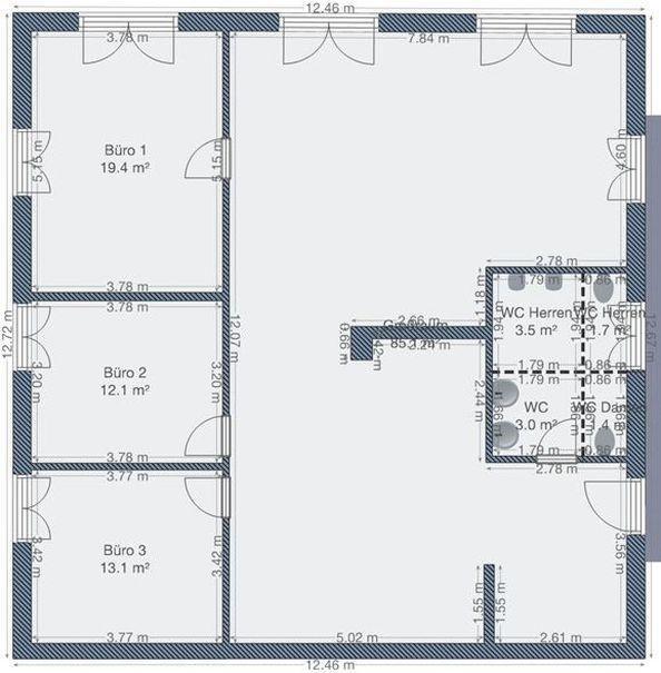 VB3737VH Büroetage in einem modernen Gewerbeanwesen nördliche Stadtgrenze von Regensburg zimmer