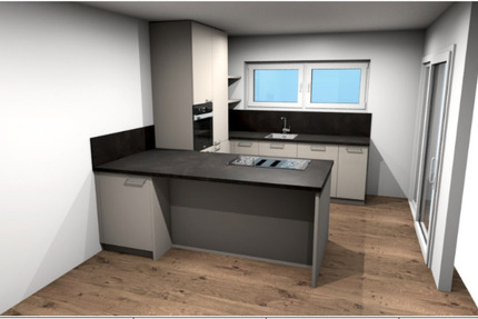 Moderne Dachgeschosswohnung mit Küche: Erstbezug 3 zimmer