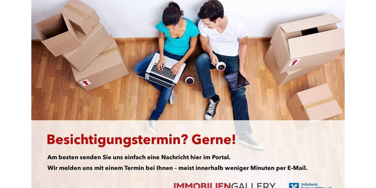 Etagenwohnung Bochum Wiemelhausen - 2 Zimmer, 58 m&sup2;, 635&euro; | Angebot:26079922