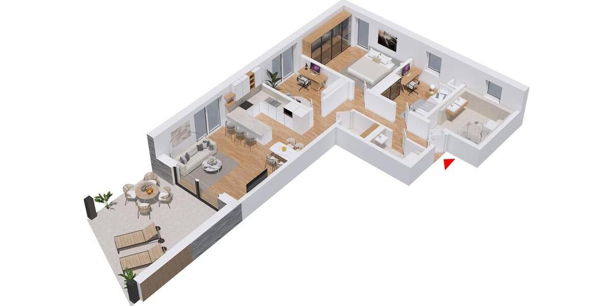 Erdgeschoßwohnung Steinberg am See Oder - 4 Zimmer, 107 m&sup2;, 1.490&euro; | Angebot:25978572