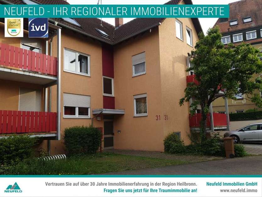 Wohnung zum Mieten in Heilbronn 770 € 62.5 m² 2.5 zimmer