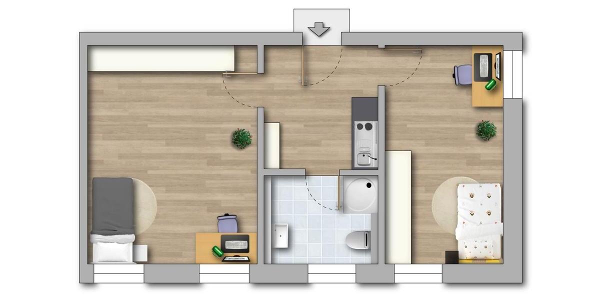 * Nachvermietung * jetzt zugreifen * 2 zimmer