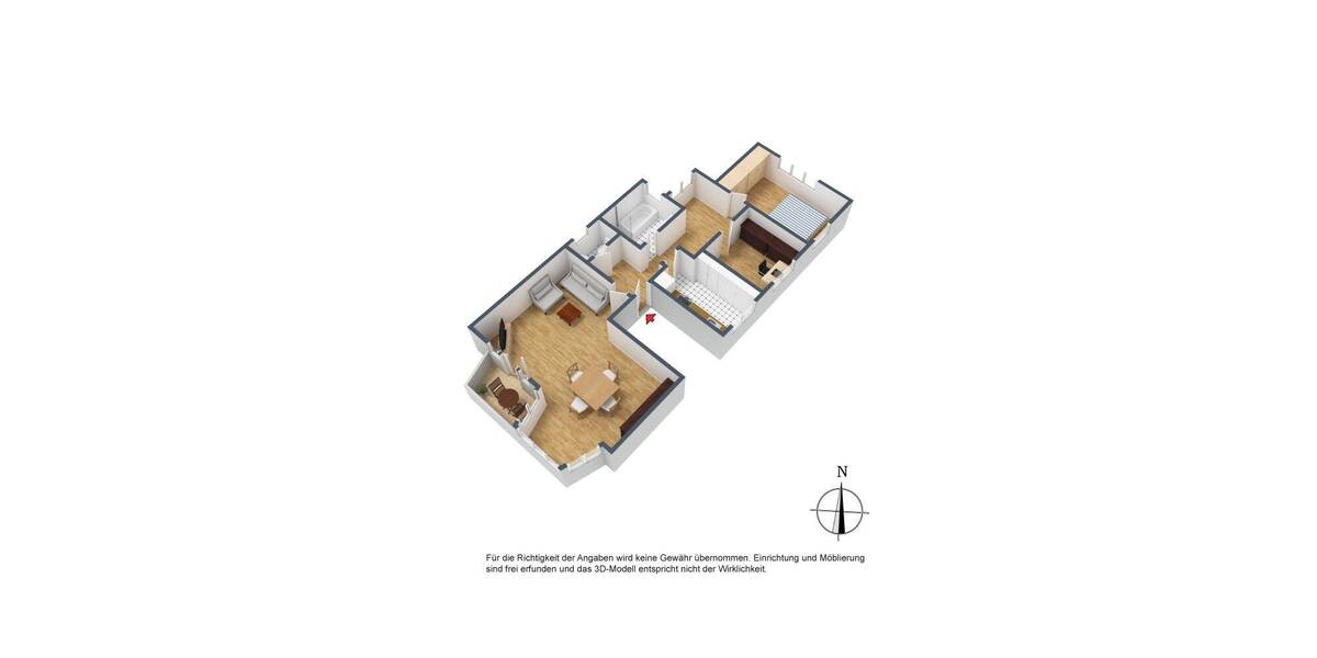 Etagenwohnung Stuttgart Zuffenhausen - 3 Zimmer, 80 m&sup2;, 990&euro; | Angebot:26796524