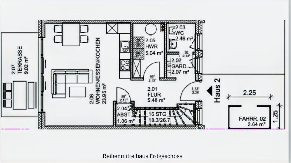Erstbezug Nur noch 4 Mittel-Reihenhäuser frei, Mieten oder Kauf, KFW 40 QNG 2 MM mietfrei 4 zimmer