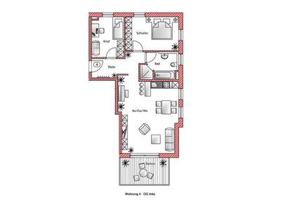 Wohnung Geisenfeld - 3 Zimmer, 79 m&sup2;, 910&euro; | Angebot:25263407