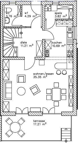 Doppelhaushälfte Simbach - 5 Zimmer, 157 m&sup2;, 1.350&euro; | Angebot:26634668