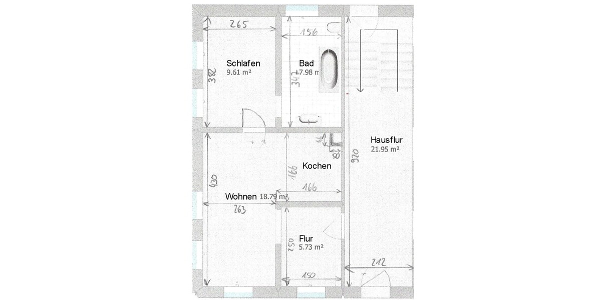 helle Zwei-Zimmer-Wohnung in ruhiger Lage mit guter Fernsicht - Etagenwohnung Lauter-Bernsbach Bernsbach | Angebot:14517890