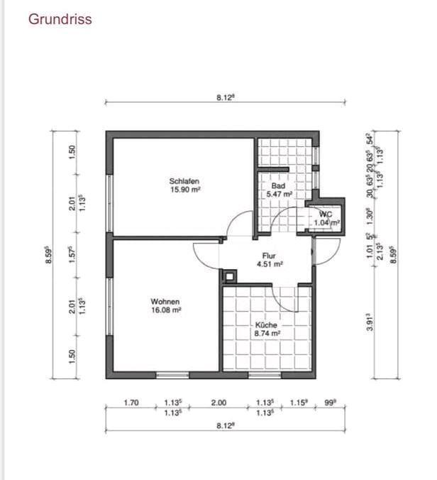 2 Zimmer EG Wohnung Zentral in Welzheim